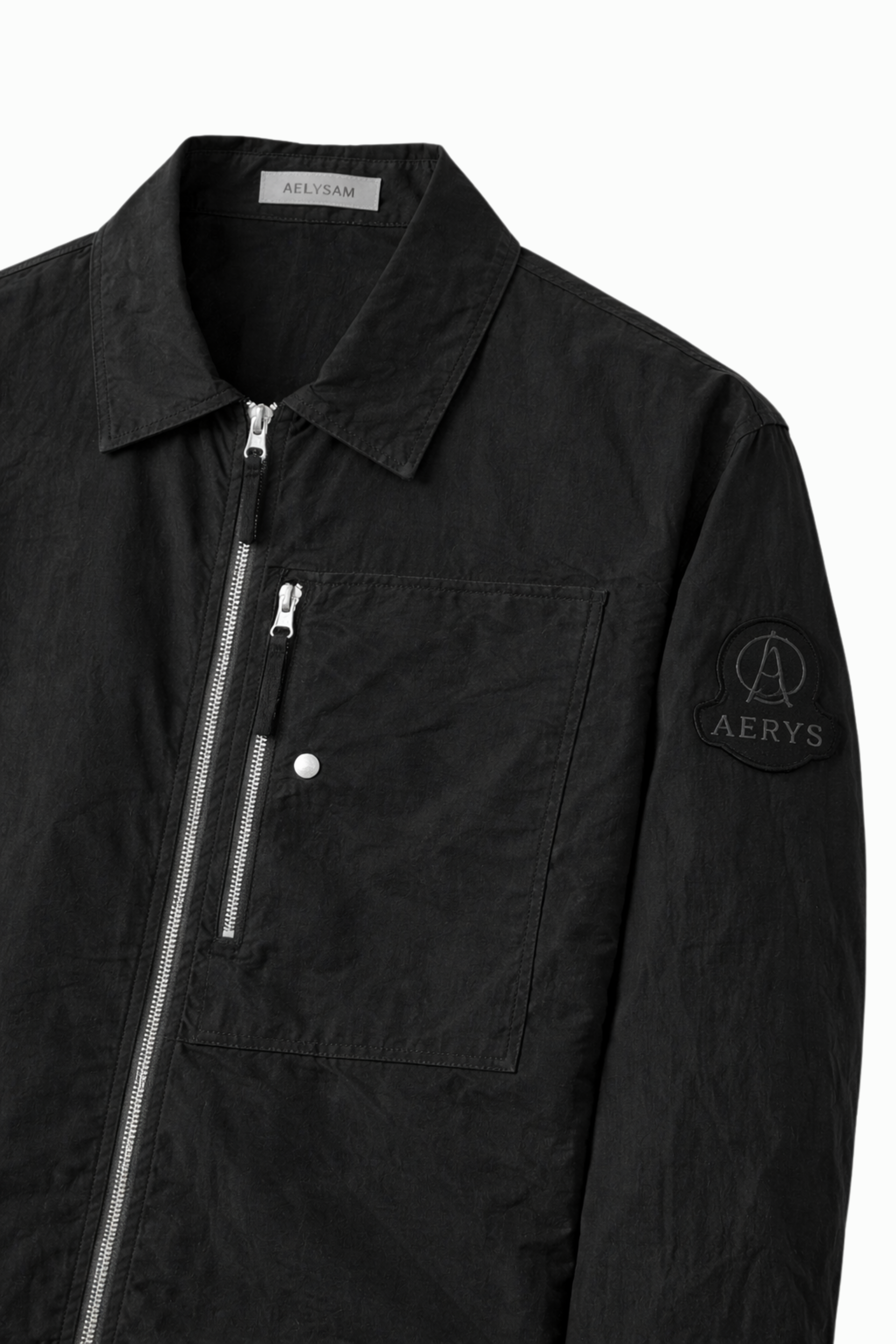 Zip-Up Overshirt