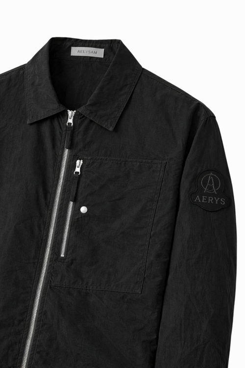 Zip-Up Overshirt