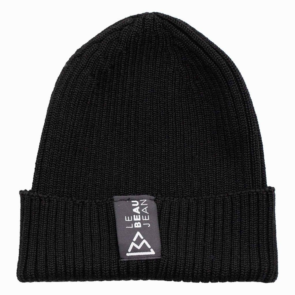Bonnet en laine — Noir