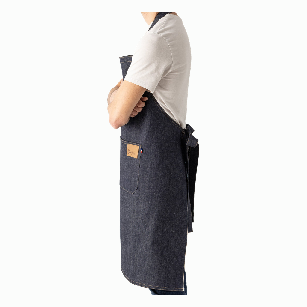 Tablier de cuisine en denim Selvedge